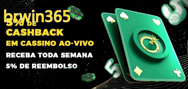 Promoções do cassino ao Vivo brwin365